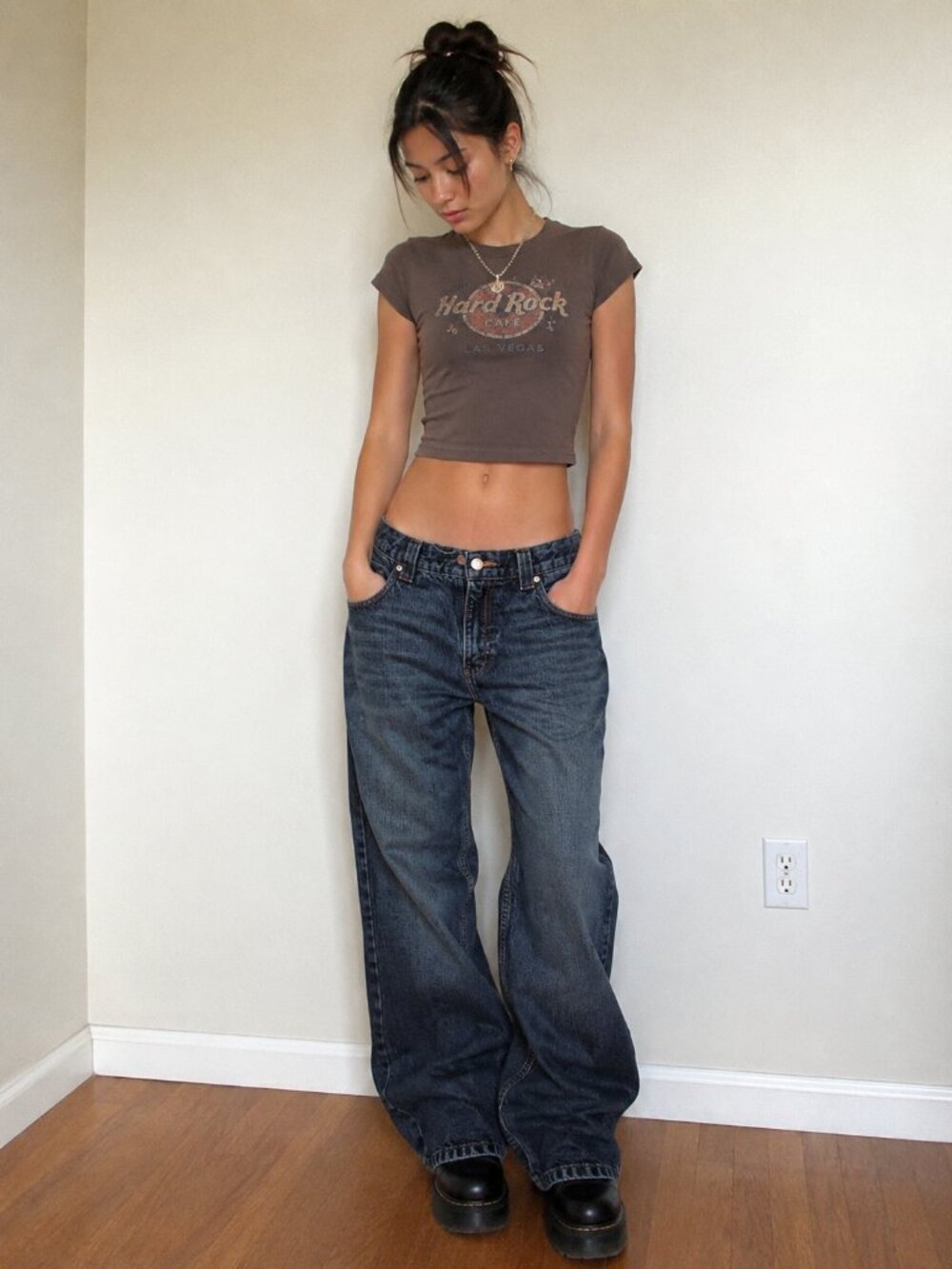 Y2K Levi Strauss Signature Baggy Jeans Dark Wash Skater 28x26.5